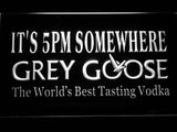 Grey Goose It's 5 pm Somewhere LED Sign - White - TheLedHeroes