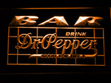 FREE Dr Pepper Bar LED Sign - Orange - TheLedHeroes