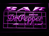 FREE Dr Pepper Bar LED Sign - Purple - TheLedHeroes