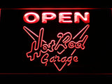 FREE Hot Rod Garage Open LED Sign - Red - TheLedHeroes