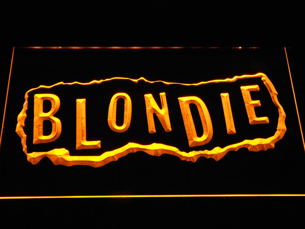 FREE Blondie LED Sign - Yellow - TheLedHeroes