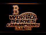 Boston Red Sox World Series Champions 04 LED Neon Sign USB - Orange - TheLedHeroes
