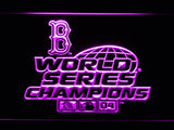 FREE Boston Red Sox World Series Champions 04 LED Sign - Purple - TheLedHeroes