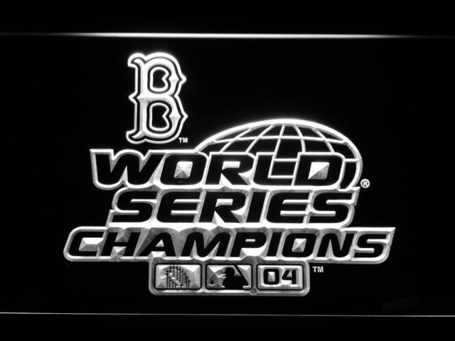 Boston Red Sox World Series Champions 04 LED Neon Sign Electrical - White - TheLedHeroes