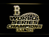 Boston Red Sox World Series Champions 04 LED Neon Sign Electrical - Yellow - TheLedHeroes