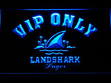 Landshark Lager VIP Only LED Neon Sign USB - Blue - TheLedHeroes