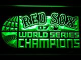 Boston Red Sox World Series Champions 07 LED Neon Sign Electrical - Green - TheLedHeroes