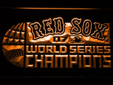 Boston Red Sox World Series Champions 07 LED Neon Sign Electrical - Orange - TheLedHeroes