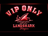 Landshark Lager VIP Only LED Neon Sign USB - Red - TheLedHeroes
