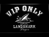 Landshark Lager VIP Only LED Neon Sign USB - White - TheLedHeroes