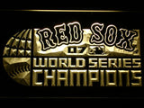 Boston Red Sox World Series Champions 07 LED Neon Sign USB - Yellow - TheLedHeroes