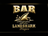 Landshark Lager Bar LED Neon Sign USB - Yellow - TheLedHeroes