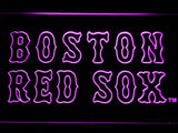 Boston Red Sox (3) LED Neon Sign Electrical - Purple - TheLedHeroes