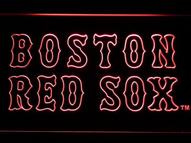 Boston Red Sox (3) LED Neon Sign Electrical - Red - TheLedHeroes