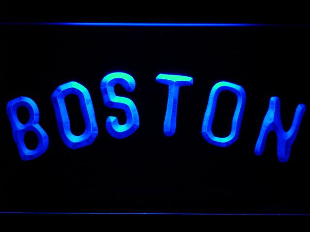Boston Red Sox (5) LED Neon Sign Electrical - Blue - TheLedHeroes