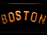 Boston Red Sox (5) LED Neon Sign USB - Orange - TheLedHeroes