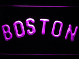 Boston Red Sox (5) LED Neon Sign Electrical - Purple - TheLedHeroes
