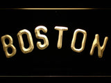 Boston Red Sox (5) LED Neon Sign Electrical - Yellow - TheLedHeroes