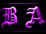 Boston Red Sox (6) LED Neon Sign USB - Purple - TheLedHeroes