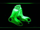 Boston Red Sox (7) LED Neon Sign USB - Green - TheLedHeroes