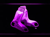 Boston Red Sox (7) LED Neon Sign Electrical - Purple - TheLedHeroes