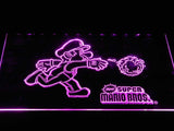 Super Mario Bros LED Neon Sign Electrical - Purple - TheLedHeroes