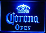 Corona Extra Open (2) LED Neon Sign Electrical - Blue - TheLedHeroes
