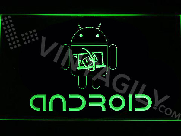 Android LED Sign - Green - TheLedHeroes