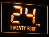 24 Twenty Four LED Neon Sign Electrical - Orange - TheLedHeroes