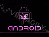 Android LED Neon Sign USB - Purple - TheLedHeroes