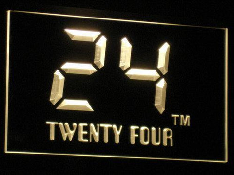 24 Twenty Four LED Neon Sign Electrical - Yellow - TheLedHeroes