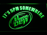 Mountain Dew It's 5pm Somewhere LED Neon Sign USB - Green - TheLedHeroes