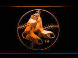 Boston Red Sox (8) LED Neon Sign USB - Orange - TheLedHeroes