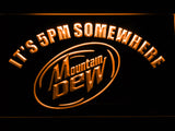 FREE Mountain Dew It's 5pm Somewhere LED Sign - Orange - TheLedHeroes