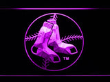Boston Red Sox (8) LED Neon Sign Electrical - Purple - TheLedHeroes
