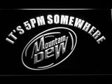 Mountain Dew It's 5pm Somewhere LED Neon Sign USB - White - TheLedHeroes