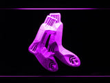 Boston Red Sox (11) LED Neon Sign Electrical - Purple - TheLedHeroes