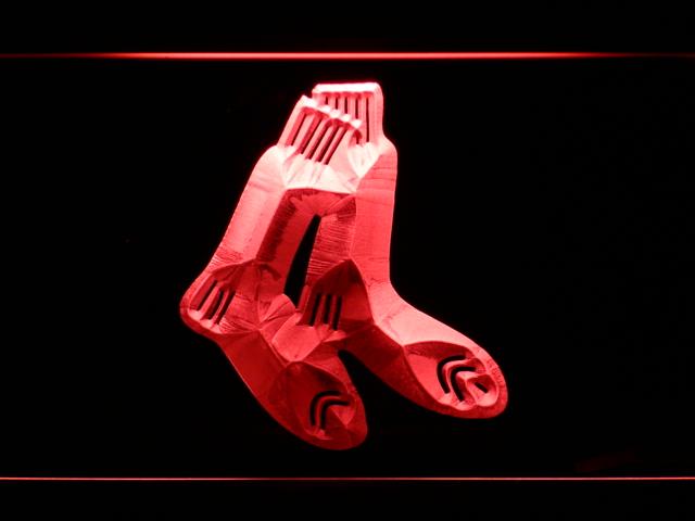 Boston Red Sox (11) LED Neon Sign USB - Red - TheLedHeroes