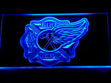 FREE Detroit Fire Dept. LED Sign - Blue - TheLedHeroes