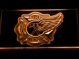 FREE Detroit Fire Dept. LED Sign - Orange - TheLedHeroes
