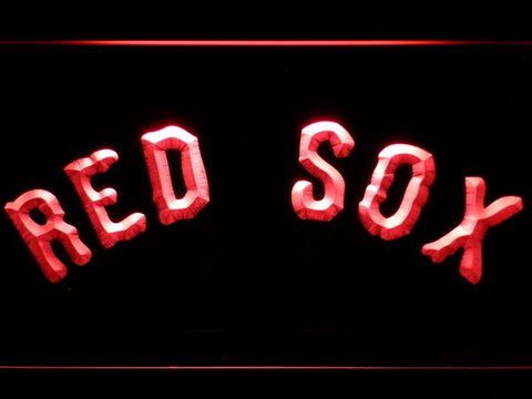 Boston Red Sox (12) LED Neon Sign USB - Red - TheLedHeroes