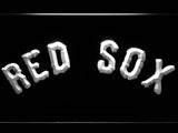 Boston Red Sox (12) LED Neon Sign USB - White - TheLedHeroes