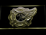 FREE Detroit Fire Dept. LED Sign - Yellow - TheLedHeroes