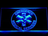 Emergency Medical Services LED Neon Sign USB - Blue - TheLedHeroes