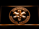 Emergency Medical Services LED Neon Sign USB - Orange - TheLedHeroes