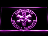 Emergency Medical Services LED Neon Sign USB - Purple - TheLedHeroes