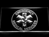 Emergency Medical Services LED Neon Sign USB - White - TheLedHeroes