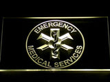 Emergency Medical Services LED Neon Sign USB - Yellow - TheLedHeroes