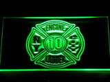 FREE New York Fire Dept. C10 LED Sign - Green - TheLedHeroes