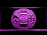 FREE New York Fire Dept. C10 LED Sign - Purple - TheLedHeroes